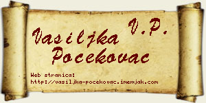 Vasiljka Počekovac vizit kartica